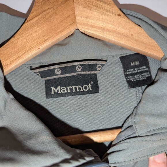 Marmot Tempo Jacket National Geographic Channels SIZE M Cinder Gray Soft Shell - Picture 4 of 4